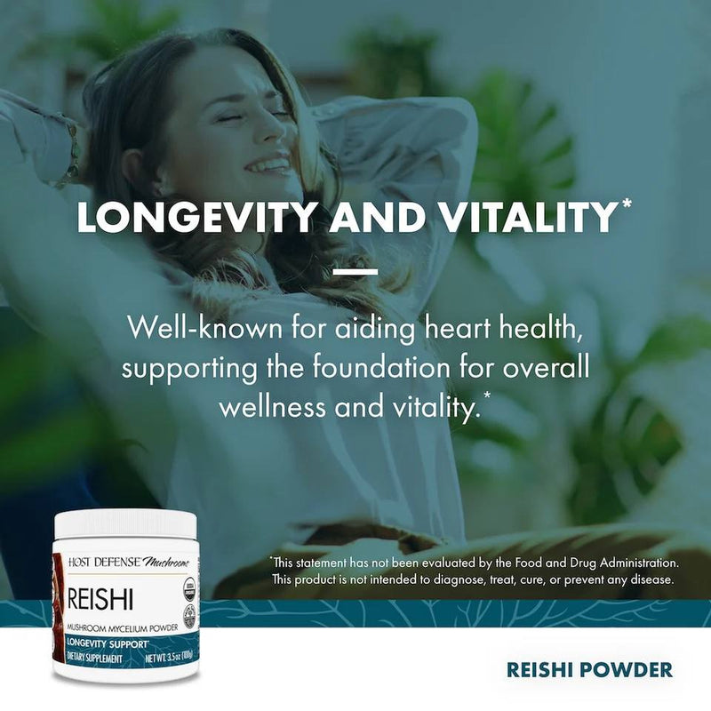 Host Defense Reishi Mushroom Powder 100 g