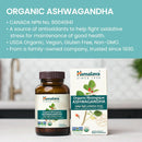 Himalaya - Organic Ashwagandha - 90 Caplets - Herbals