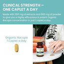 Himalaya - Organic Bacopa - 60 Caplets - Herbals