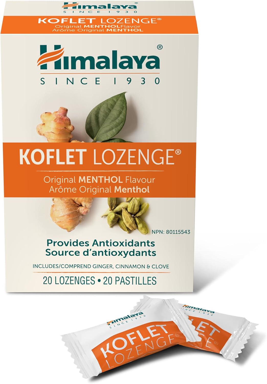 Himalaya Koflet Lozenge 20 pastilles menthol 