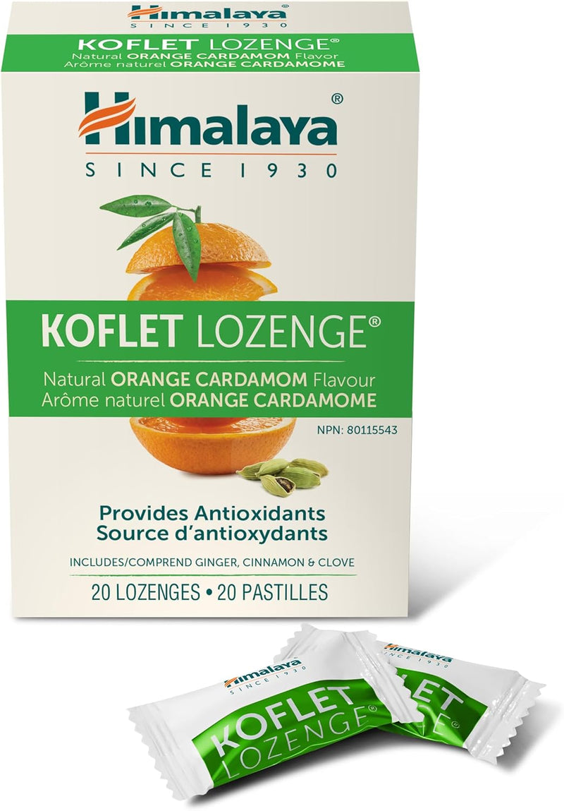 Himalaya Koflet Lozenge oramge cardamom 20 pastilles