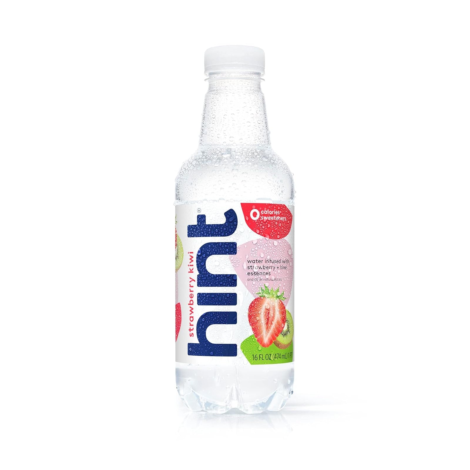 Hint Water Infused With Essence Strawberry & Kiwi / 12-Pack / -