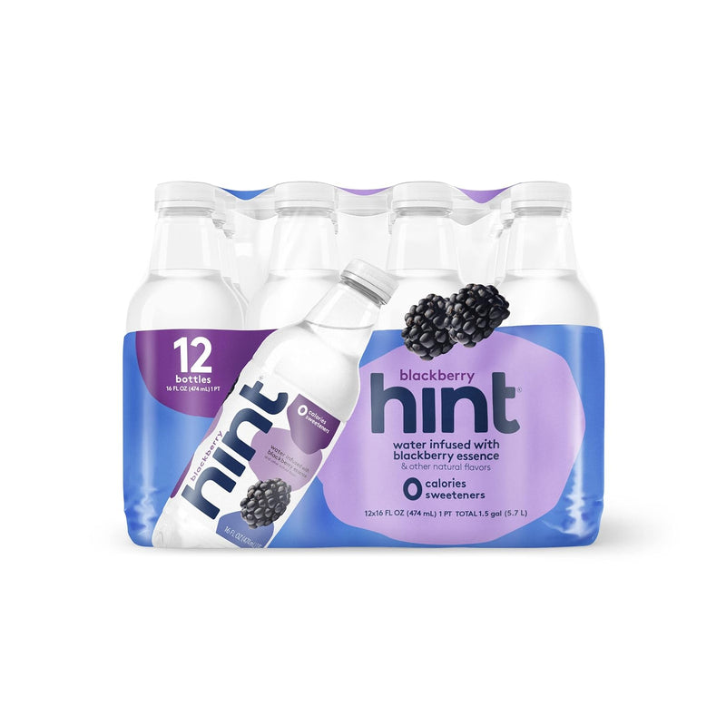 Hint Water Infused With Essence Blackberry / 12-Pack / -