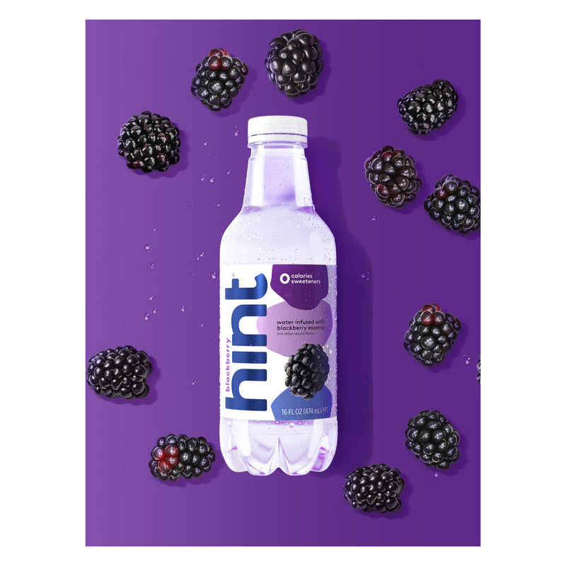 Hint Water Infused With Essence Blackberry / 12-Pack / -