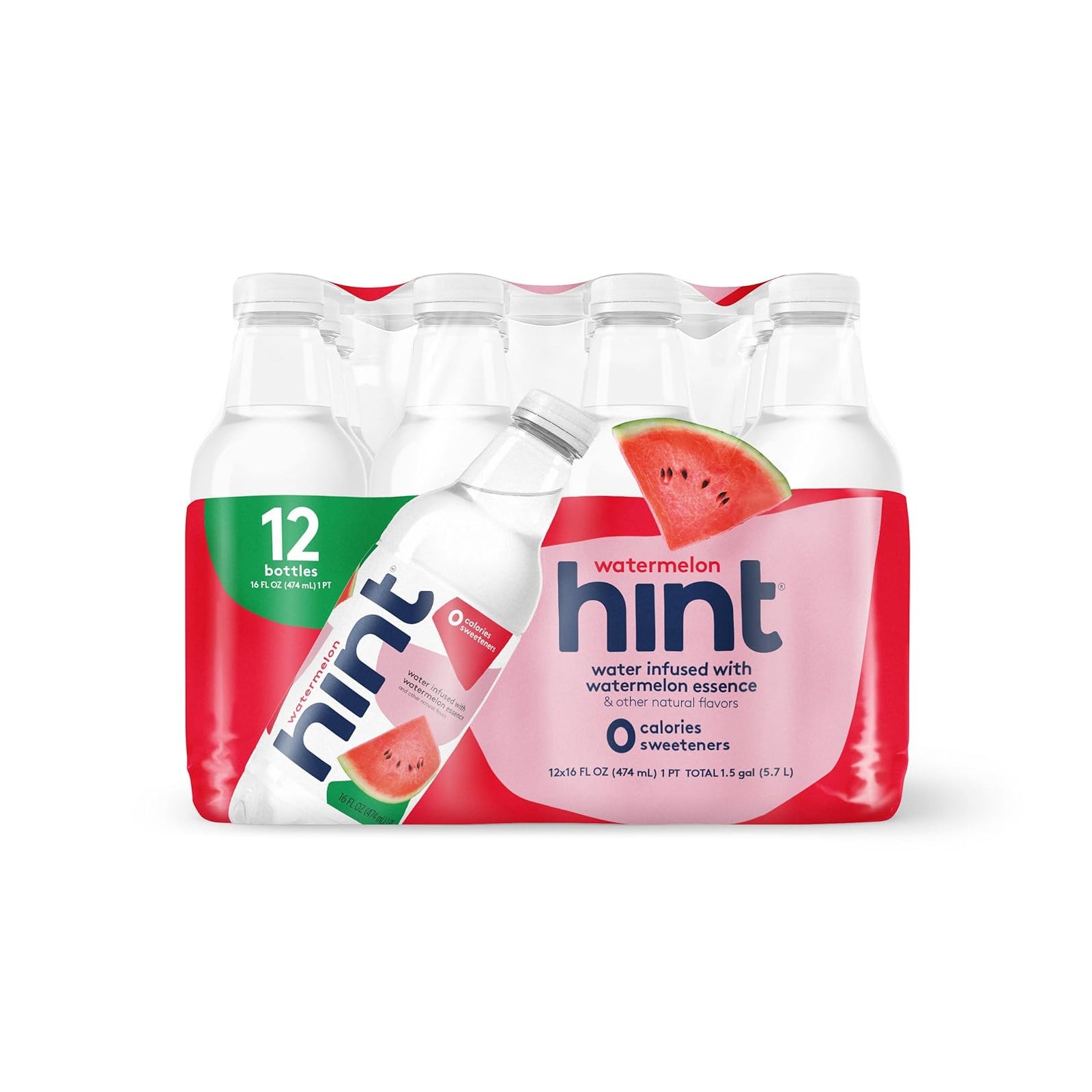 Hint Water Infused With Essence Watermelon / 12-Pack / -