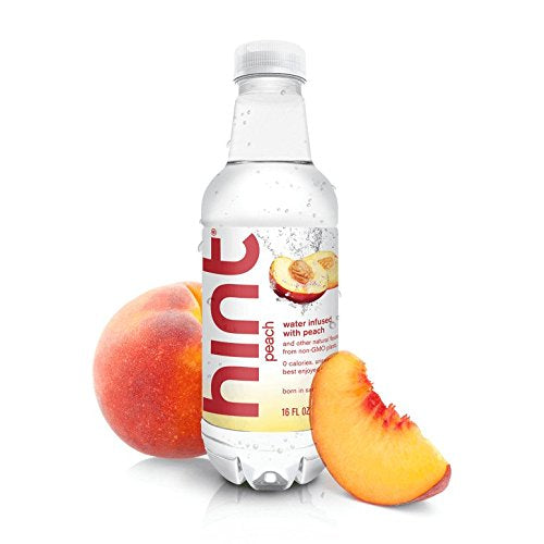 Hint Water Infused With Essence Peach / 12-Pack / -