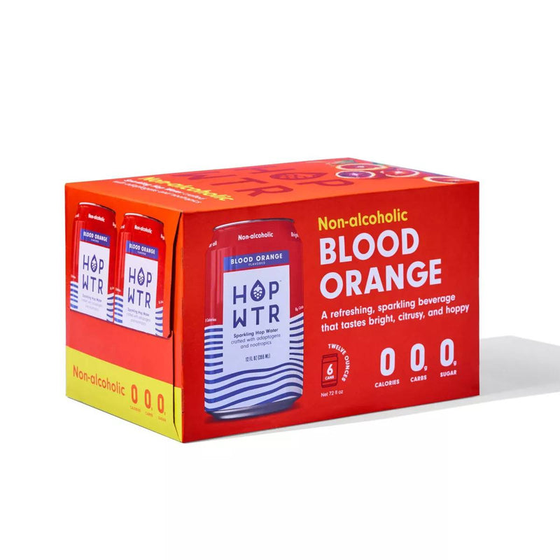 Hop Wtr Cans Blood Orange / 72 fl. oz