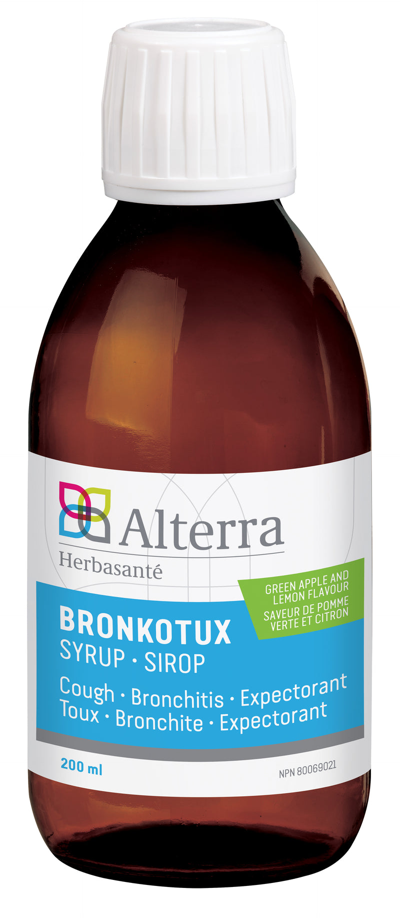 Herbasante Alterra Bronkotux Syrup - Green Apple & Lemon 200 ml - Immune Support