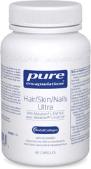 Pure Encapsulations Hair/Skin/Nails Ultra - 60 Capsules - Beauty Supplement