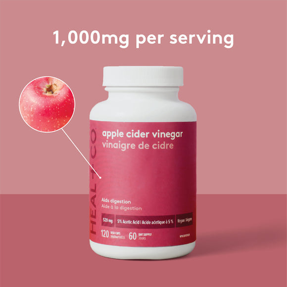 Heal + Co. Apple Cider Vinegar 500mg