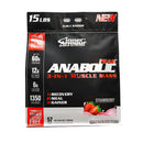 Inner Armour Anabolic-Peak Weight Gainer - Strawberry 15lb - Mass Gainer