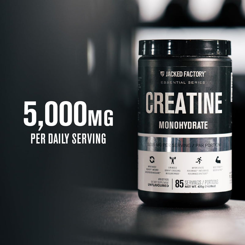 Jacked Factory Creatine Monohydrate - 85 servings - Creatine