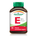 Jamieson Vitamin E - 100 IU 100 Softgels - Vitamin E