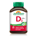 Jamieson Vitamin D3 - 100 Tablets 1000 IU - - Vitamin D