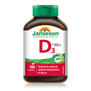 Jamieson Vitamin D3 - 100 Tablets 1000 IU - - Vitamin D