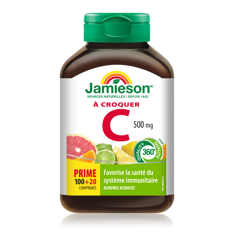 Jamieson Vitamine C à mâcher