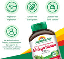 Jamieson Ginkgo Biloba 4,400mg - 90 Caplets - Herbals