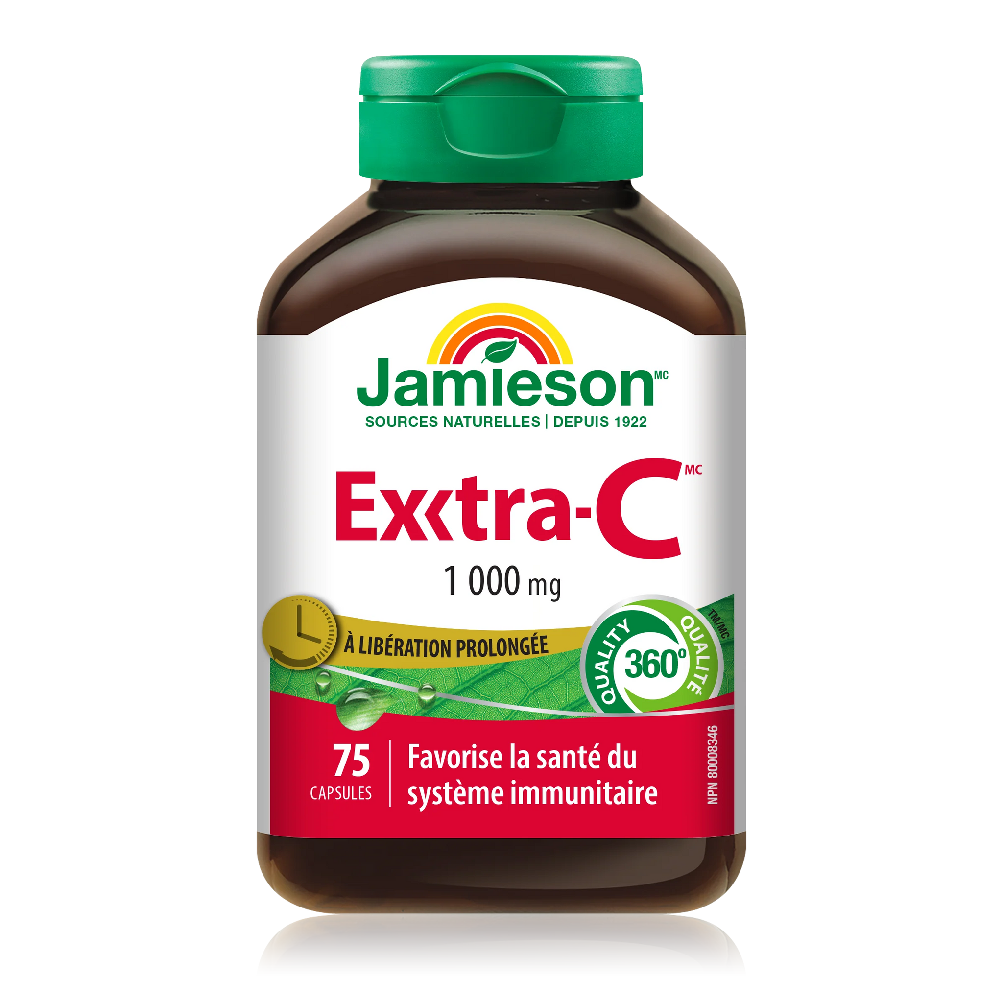 Jamieson Extra-C Timed Release 1,000mg - 75 Capsules - Vitamin C