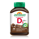 Jamieson Vitamin D3 Chewable - Chocolate 100 Tablets - Vitamin D