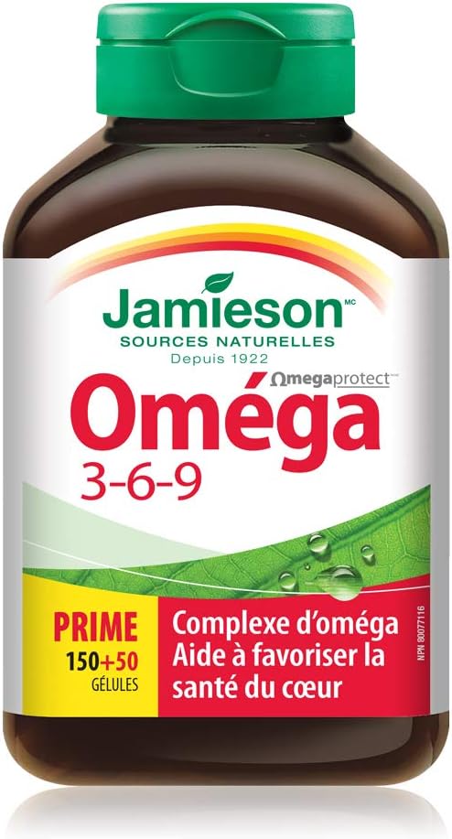 Jamieson OmegaProtect Omega 3-6-9 200 Softgels