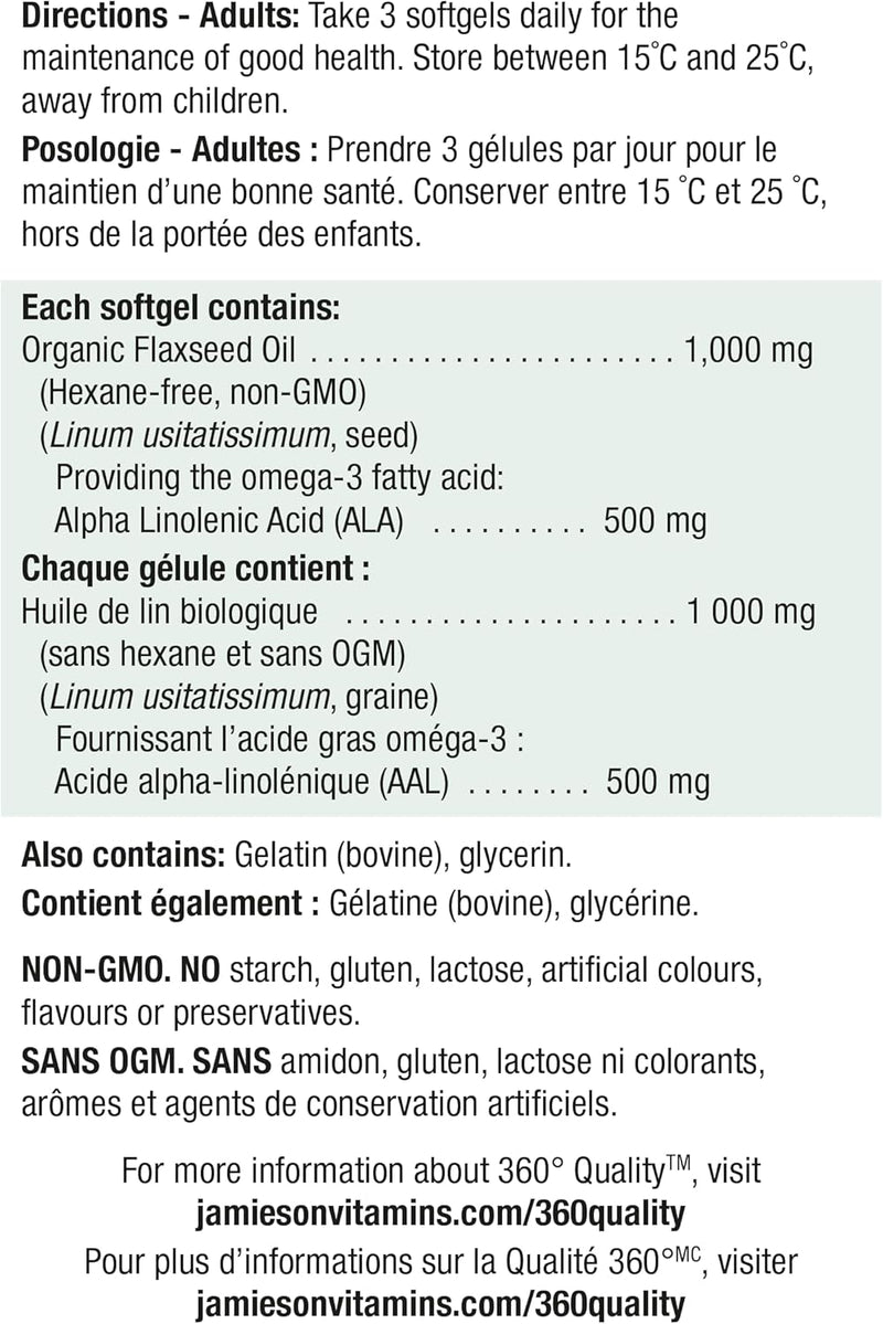 Jamieson Flaxseed Oil