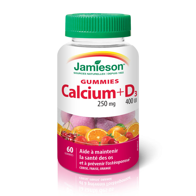 Jamieson Calcium + Vitamin D3 - 60 Gummies - Calcium