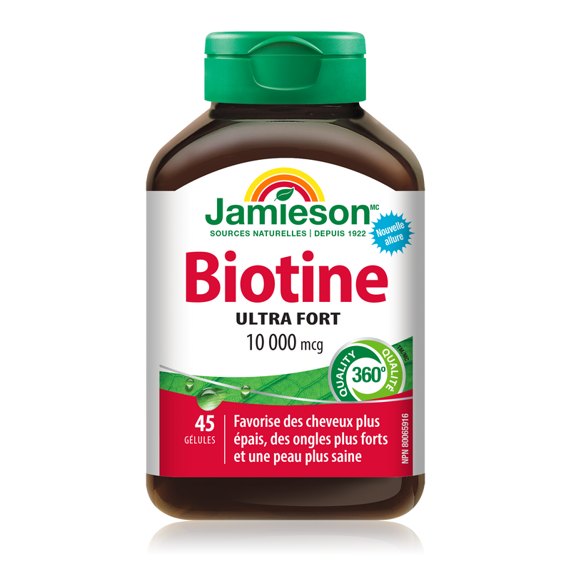 Jamieson Biotin Softgels - 45 Softgels 10000mcg - - Vitamin B