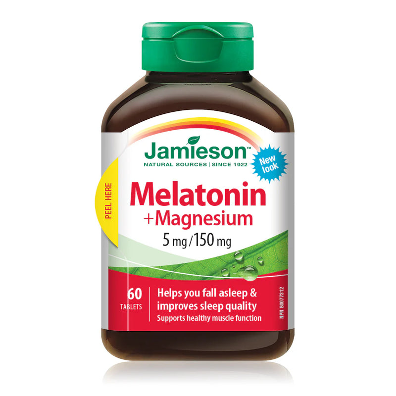 Jamieson Melatonin with Magnesium - 60 Tablets - Mela