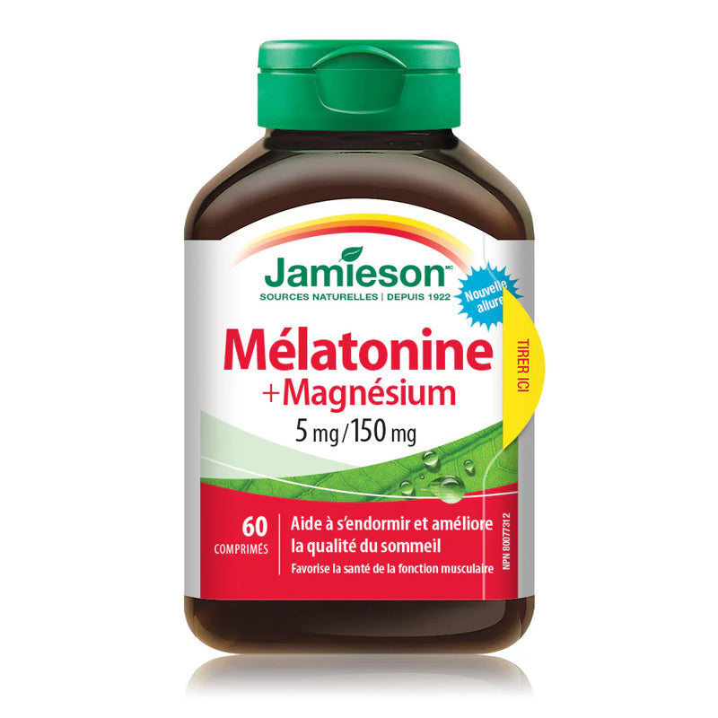 Jamieson Melatonin with Magnesium - 60 Tablets - Mela
