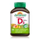 Jamieson Vitamin D3 Chewable - Tropical 100 Tablets - Vitamin D