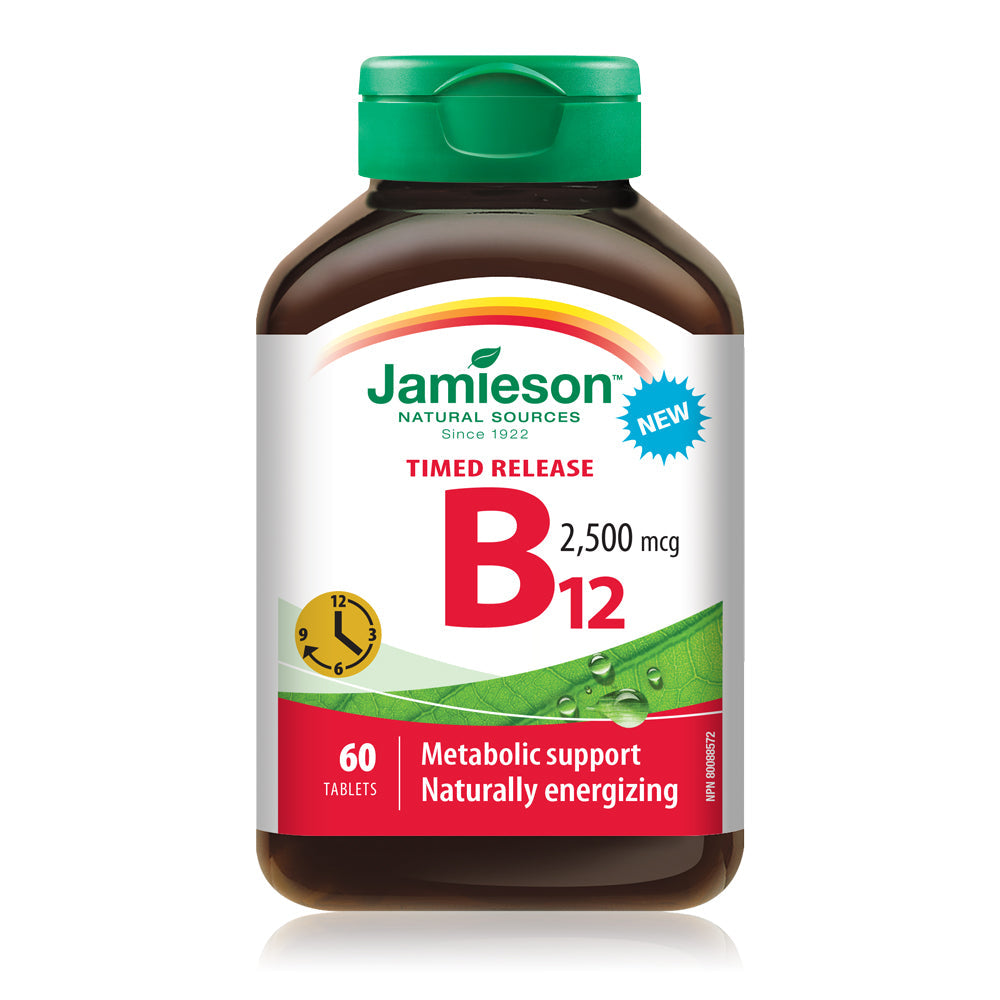 Jamieson Vitamine B12 à libération prolongée