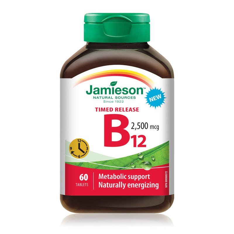 Jamieson Vitamine B12 à libération prolongée