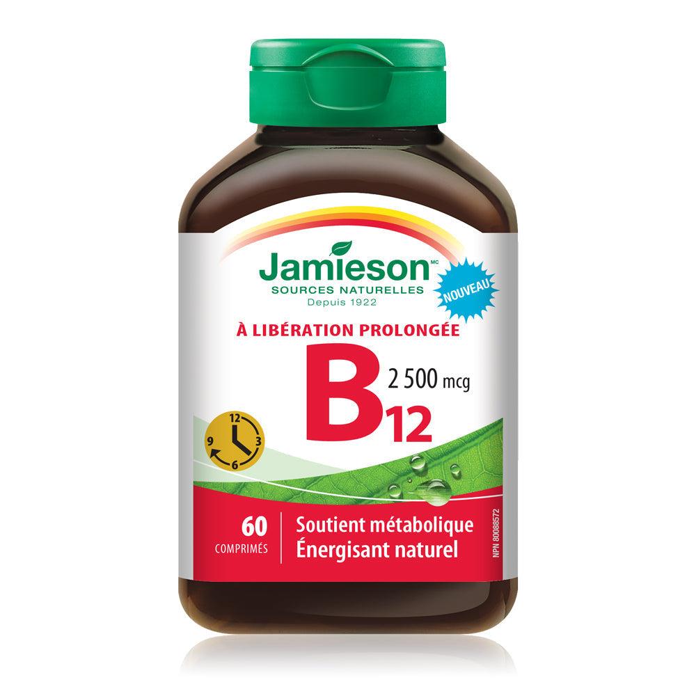 Jamieson Vitamine B12 à libération prolongée