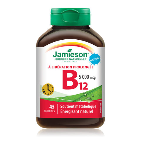 Jamieson Vitamine B12 à libération prolongée