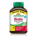 Jamieson Biotin Softgels - 90 Softgels 10,000mcg - - Vitamin B