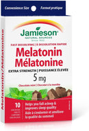 Jamieson Melatonin 5mg Sublingual - 10 Tablets Chocolate Mint 12 01 2025 - Melatonin