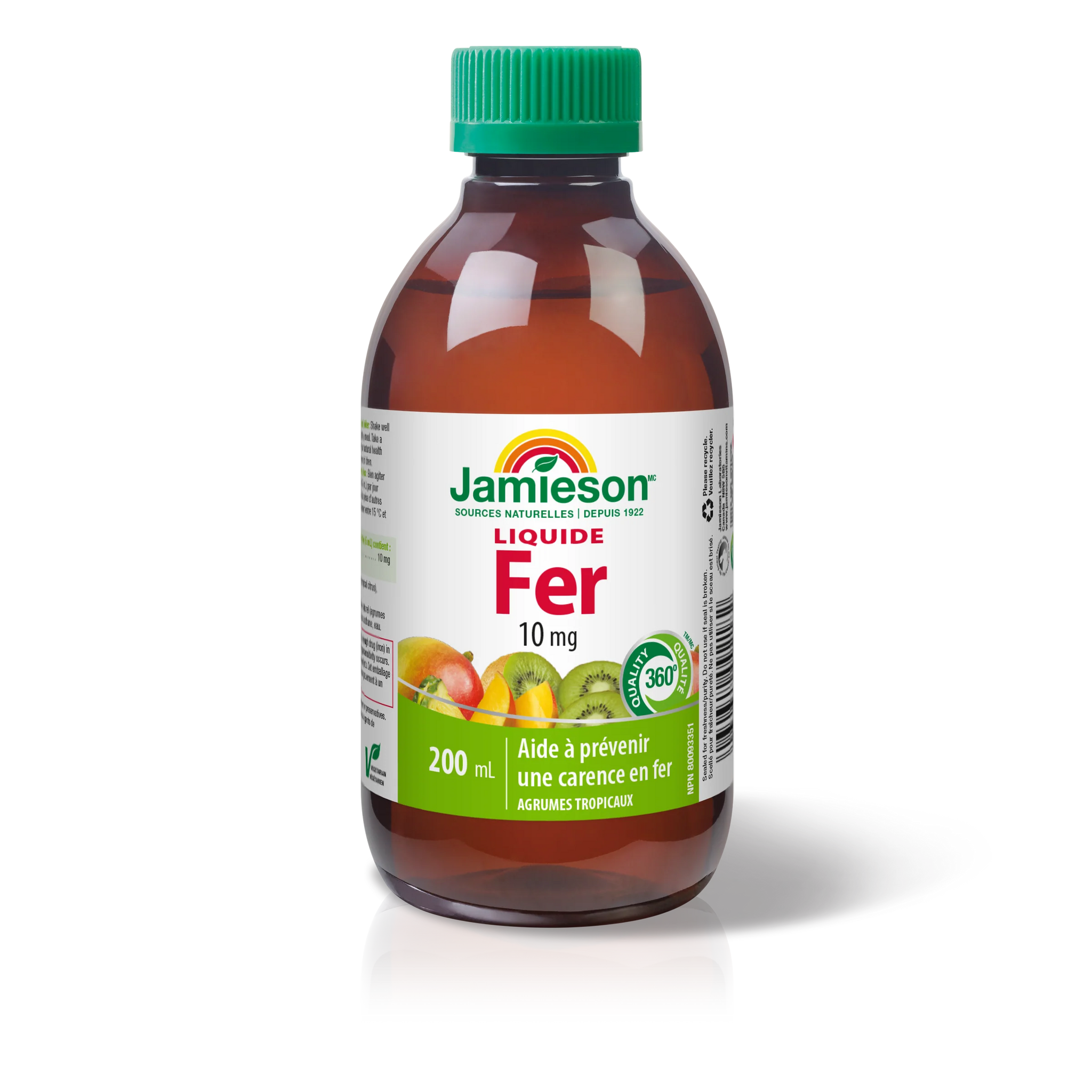 Jamieson Liquid Iron 10mg - 200mL Tropical citrus - Iron