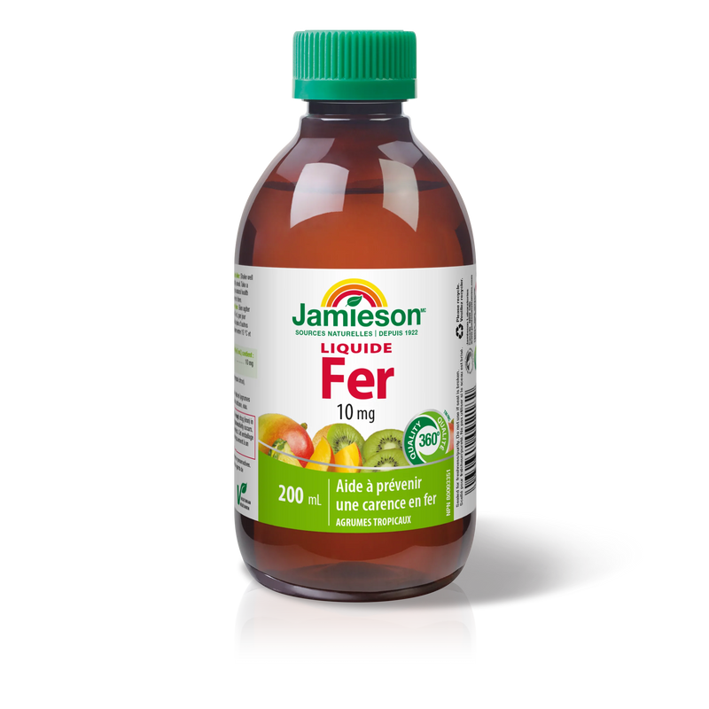 Jamieson Liquid Iron 10mg - 200mL Tropical citrus - Iron