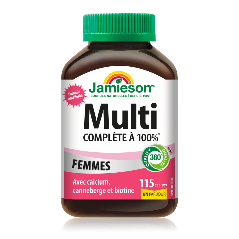 Jamieson 100% Complete Multi Women's - 115 Caplets - Multivitamin