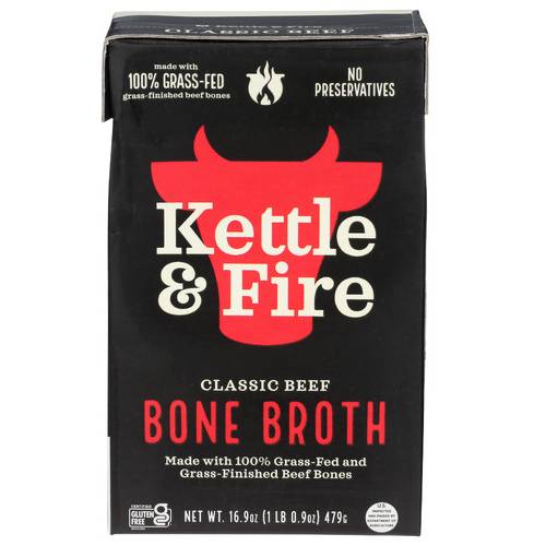 Kettle & Fire Classic Beef Bone Broth, 16.9 fl. oz