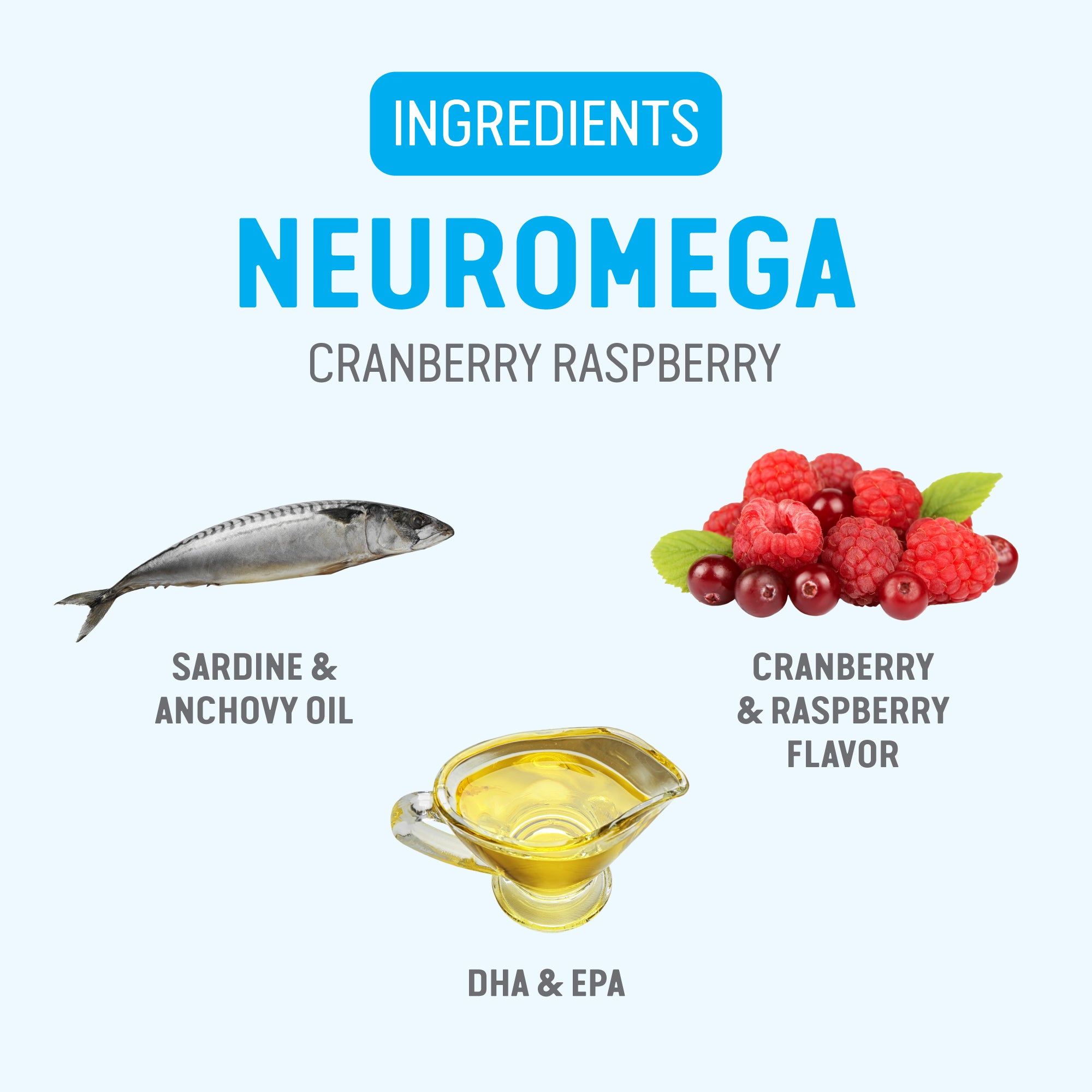 Herbasante Alterra Neuromega Cranberry Raspberry / 150 ml