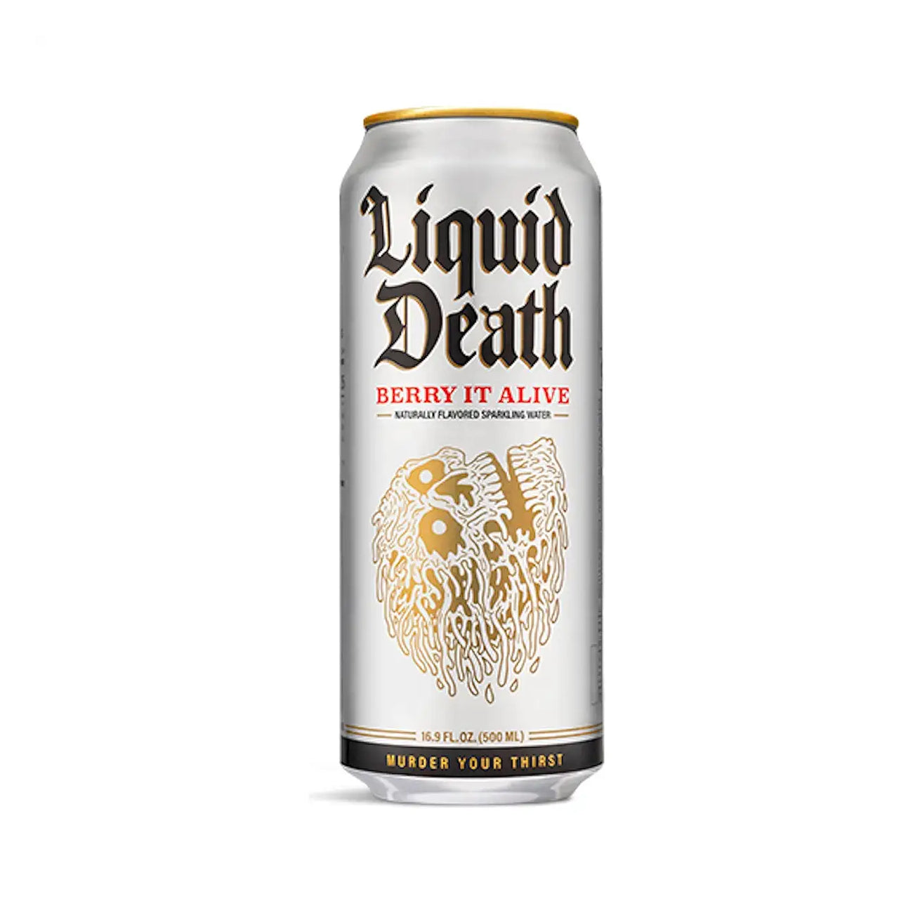 Liquid Death Flavoured Sparkling Water - Berry It Alive 500ml - Water