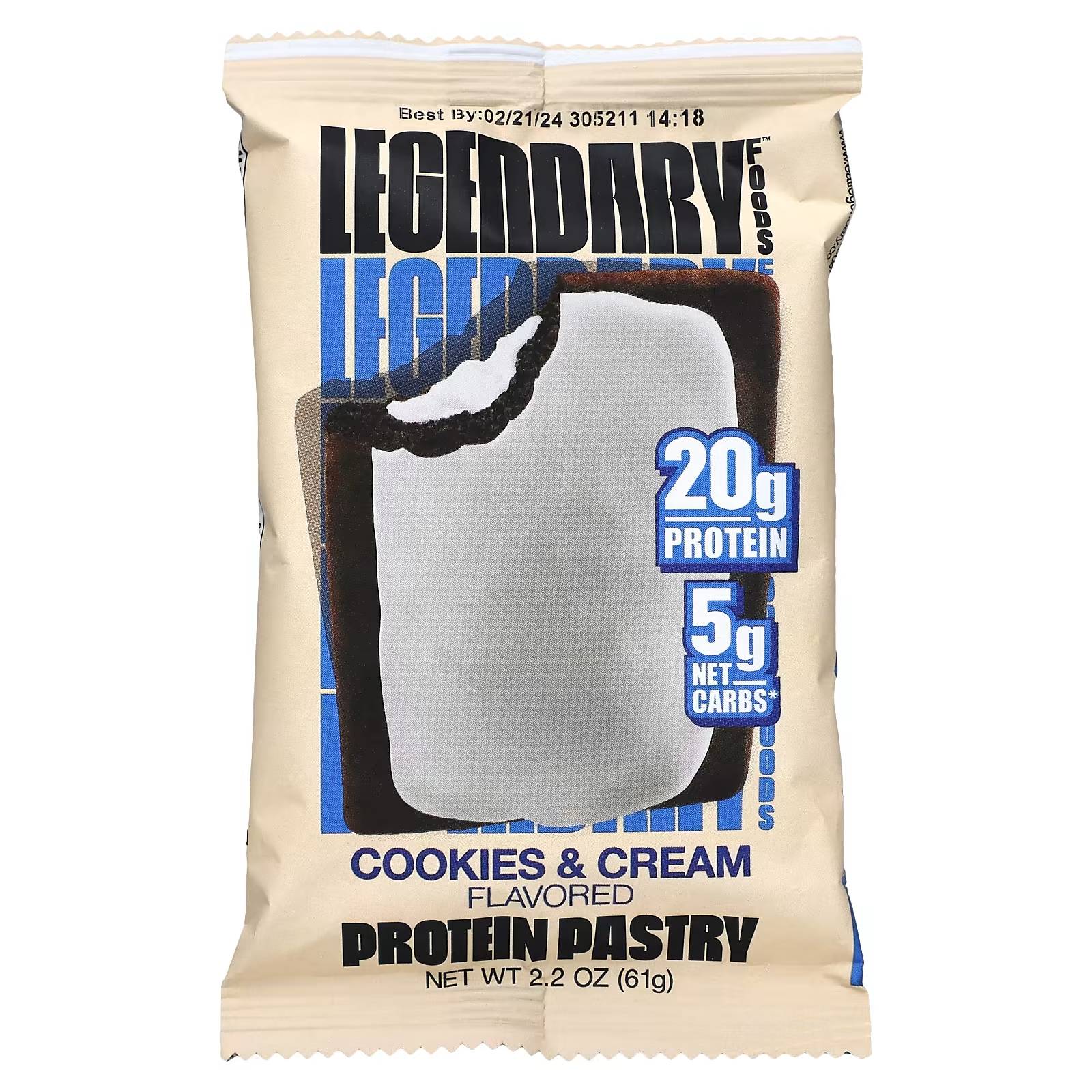 Legendary Foods Protein Pastry Cookies & Cream / 61g