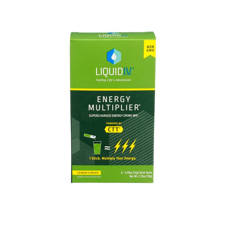 Liquid I.V. Energy Multiplier Lemon Ginger / 2.75 Oz