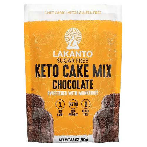 Lakanto Sugar-Free Keto Cake Mix Chocolate / 8.8 Oz