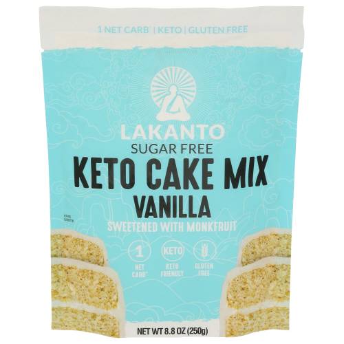 Lakanto Sugar-Free Keto Cake Mix Vanilla / 8.8 Oz