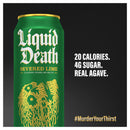 Liquid Death Flavoured Sparkling Water - Severed Lime 500ml - Water