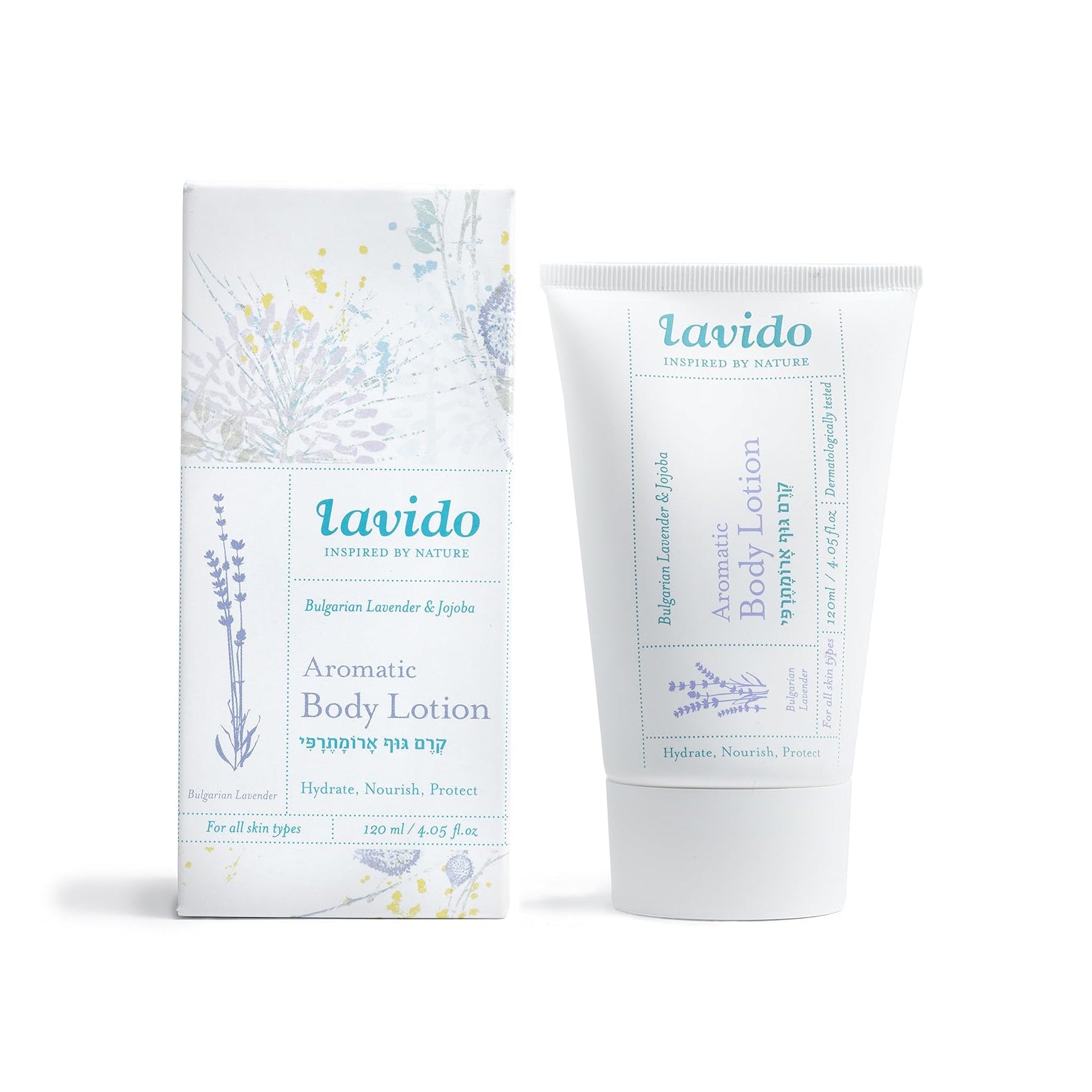 Lavido Aromatic Body Lotion - Bulgarian Lavender & Jojoba 120 ml - Body care