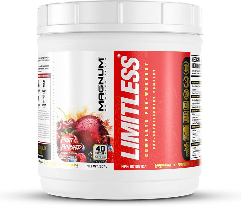 Magnum Limitless Pre-Workout Fruit Punch / 504g