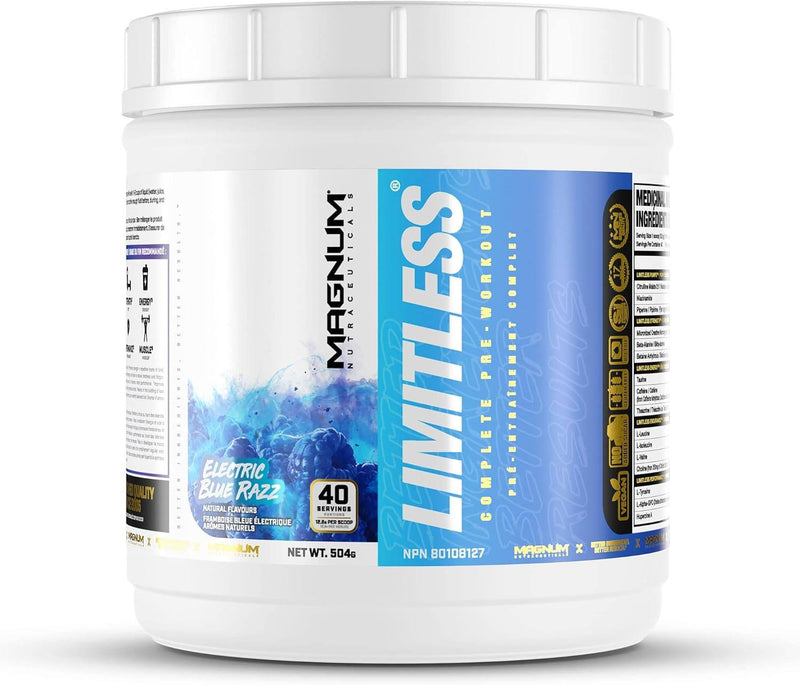 Magnum Limitless Pre-Workout Blue Raspberry / 504g